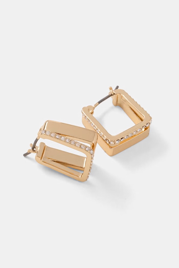 DKNY σκουλαρίκια Γυναικεία μεταλλικά 04G00918 χρυσαφί SS26