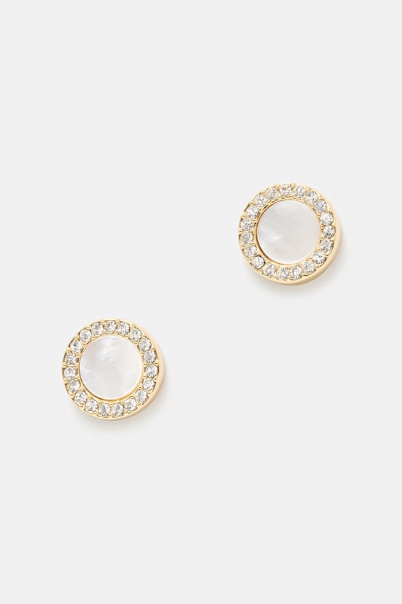 DKNY női fém fülbevaló arany 04G00907