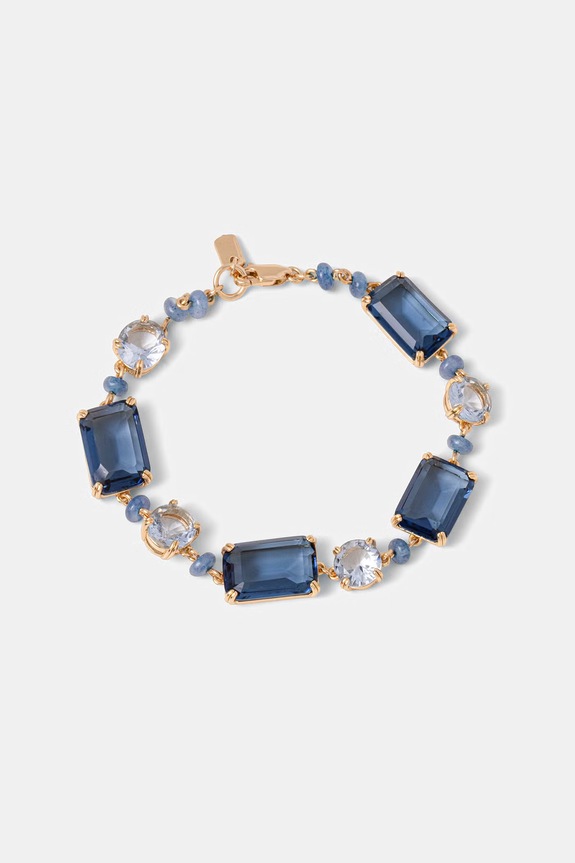 Lauren Ralph Lauren βραχιόλι γυναικείο μεταλλικό μπλε 14B00689