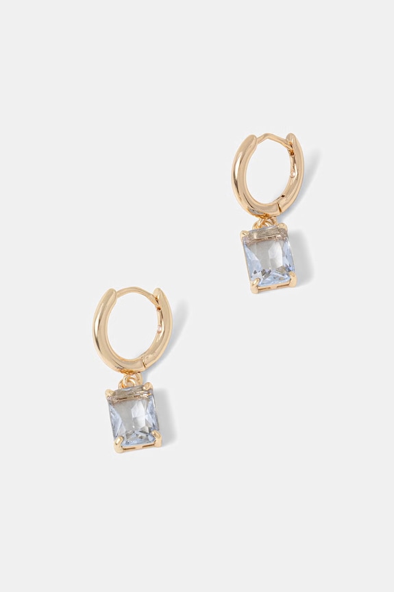 Lauren Ralph Lauren női fém köbös cirkónium fülbevaló arany 14G01417