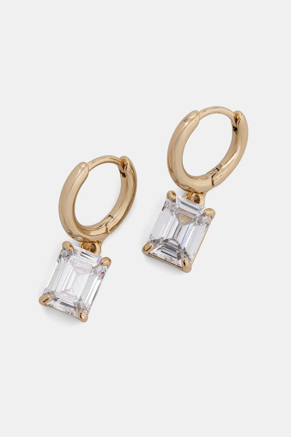 Lauren Ralph Lauren női fém köbös cirkónium fülbevaló arany 14G01416