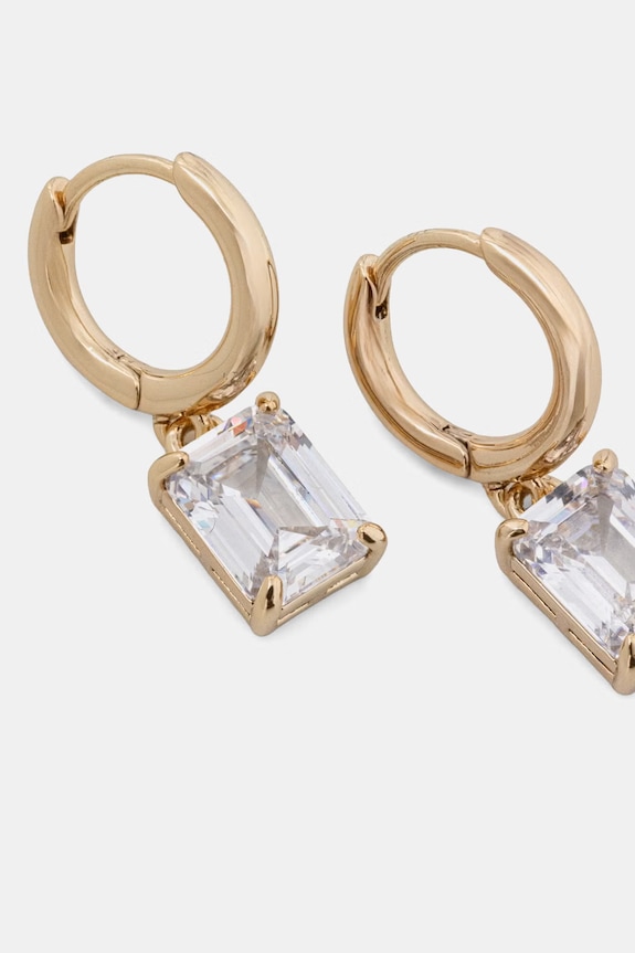 Lauren Ralph Lauren női fém köbös cirkónium fülbevaló 14G01416 arany SS26