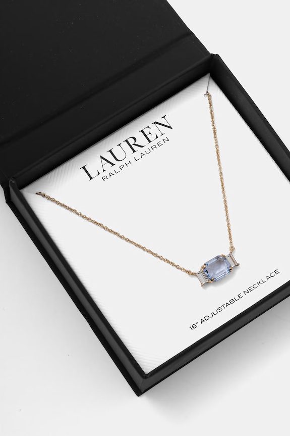 Lauren Ralph Lauren náhrdelník dámsky kovový zlatá 14N00809
