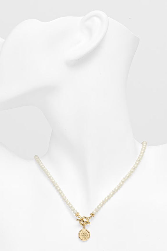 Lauren Ralph Lauren náhrdelník dámsky 14N00798 biela SS26