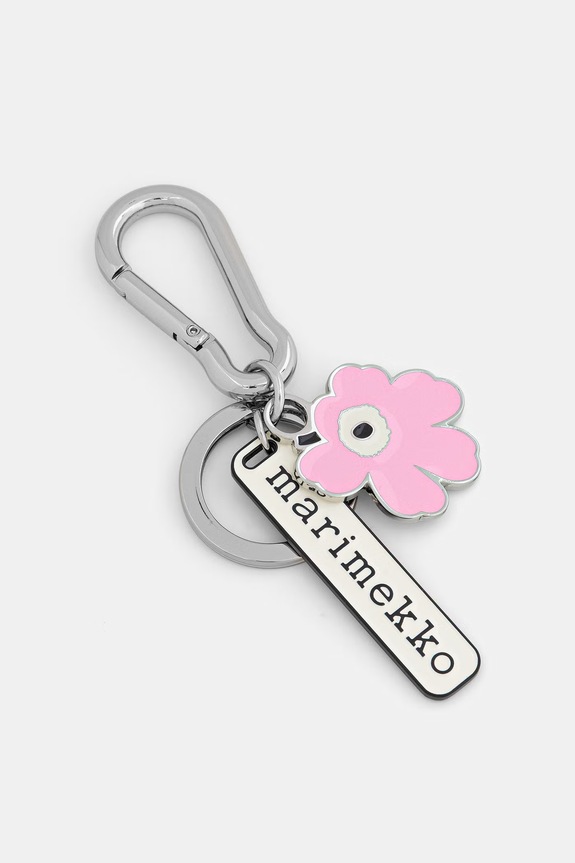 Marimekko brelok damski metalowy różowy 095598