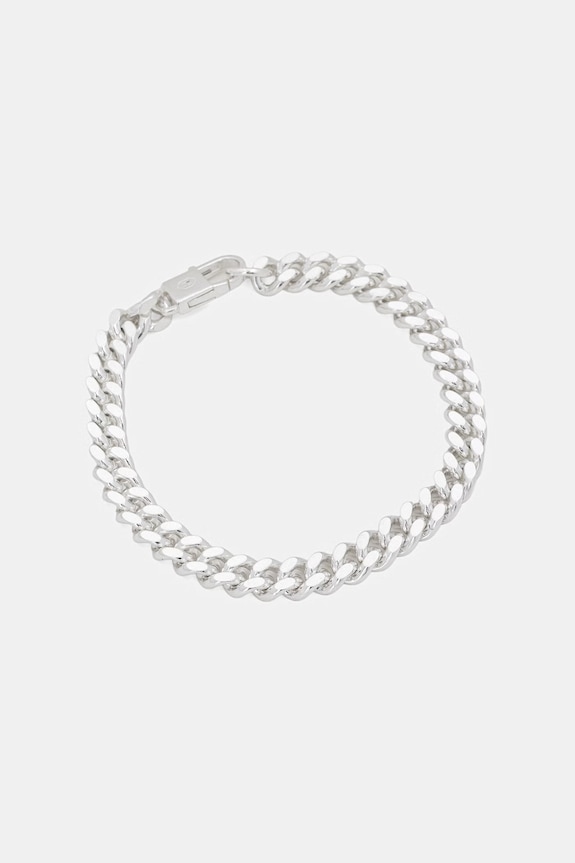 HATTON LABS CLASSIC CUBAN BRACELET L браслет серебряный для женщин серебрянный HL.W4.360.SL.S7.5