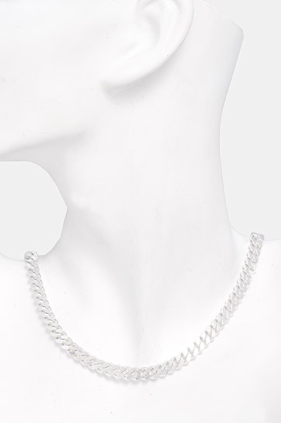 Doplňky HATTON LABS CLASSIC CUBAN CHAIN L dámský stříbrný řetízek HL.W4.385.SL.S20 stříbrná