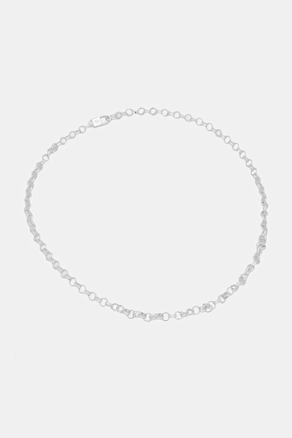 HATTON LABS DIAMOND CUT BELCHER CHAIN M намисто срібне жіноче срібний HL.W4.396.SL.S18