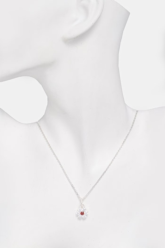 Accesorii HATTON LABS DAISY PENDANT colier cu pandantiv din argint pentru femei HL.S5.169.17.S18 argintiu