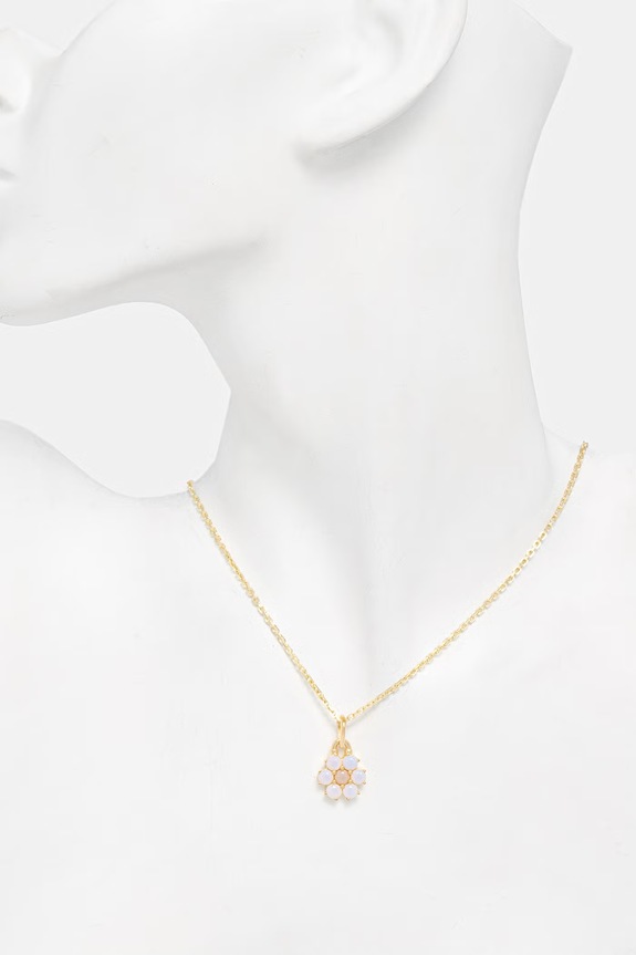 Accesorii HATTON LABS DAISY PENDANT colier cu pandantiv din argint pentru femei HL.S5.169.19.S18 aur