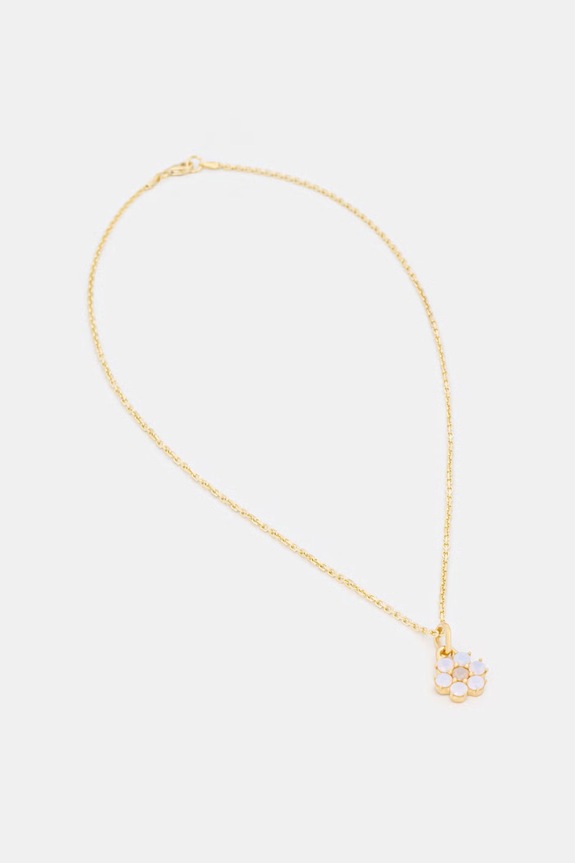 HATTON LABS DAISY PENDANT colier cu pandantiv de argint pentru femei aur HL.S5.169.19.S20