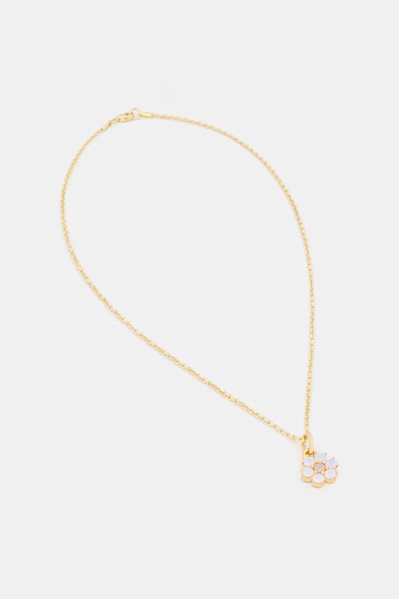 HATTON LABS DAISY PENDANT colier cu pandantiv de argint pentru femei aur HL.S5.169.19.S20