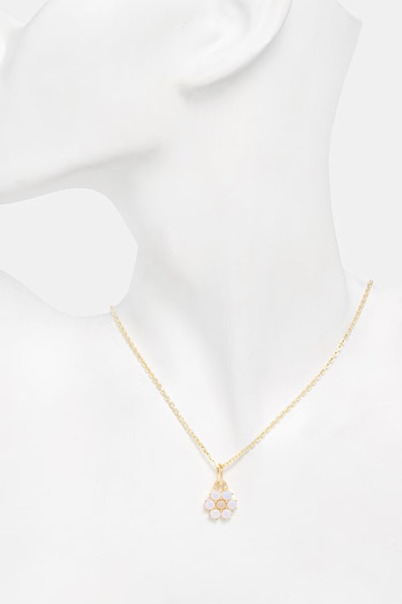 Accesorii HATTON LABS DAISY PENDANT colier cu pandantiv de argint pentru femei HL.S5.169.19.S20 aur