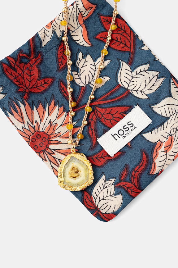 Hoss Intropia naszyjnik damski złoty 5023102