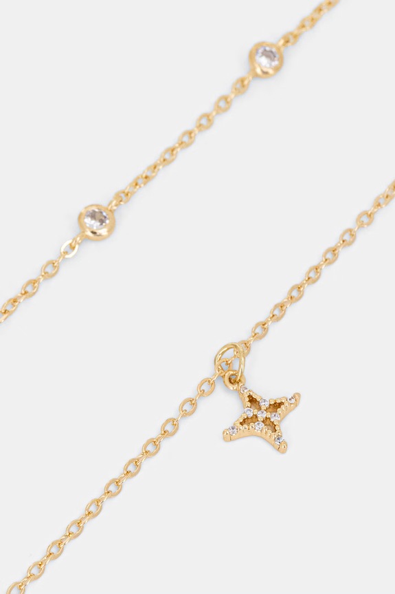 Aldo ogrlica za žene s cirkonom MAXINNA MAXINNA.972 zlatna SS26