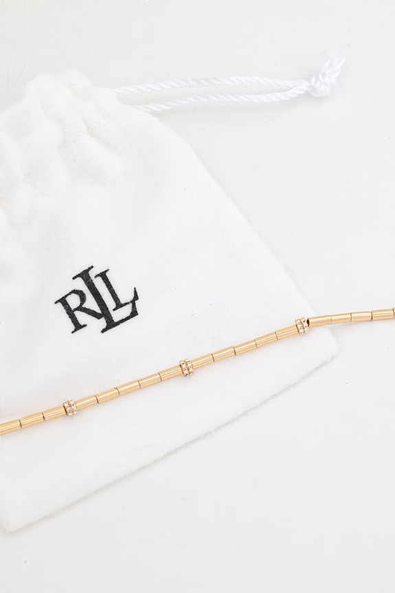 Akcesoria Lauren Ralph Lauren bransoletka damska z cyrkonią LINDELLA 14B00721 złoty