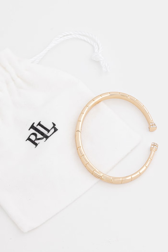 Accesorii Lauren Ralph Lauren brățară pentru femei din metal cu zirconiu cubic LINDELLA 14B00709 aur