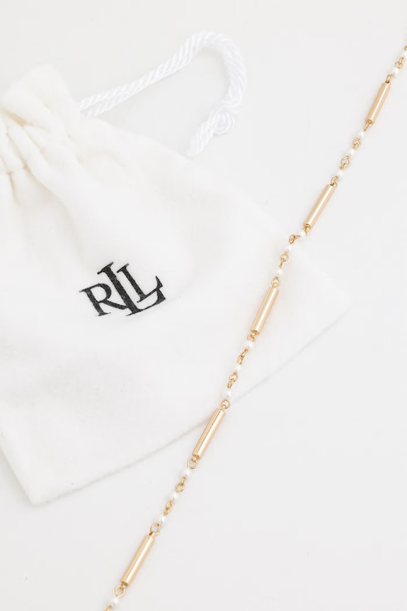 Akcesoria Lauren Ralph Lauren naszyjnik damski metalowy REGINA 14N00837 złoty