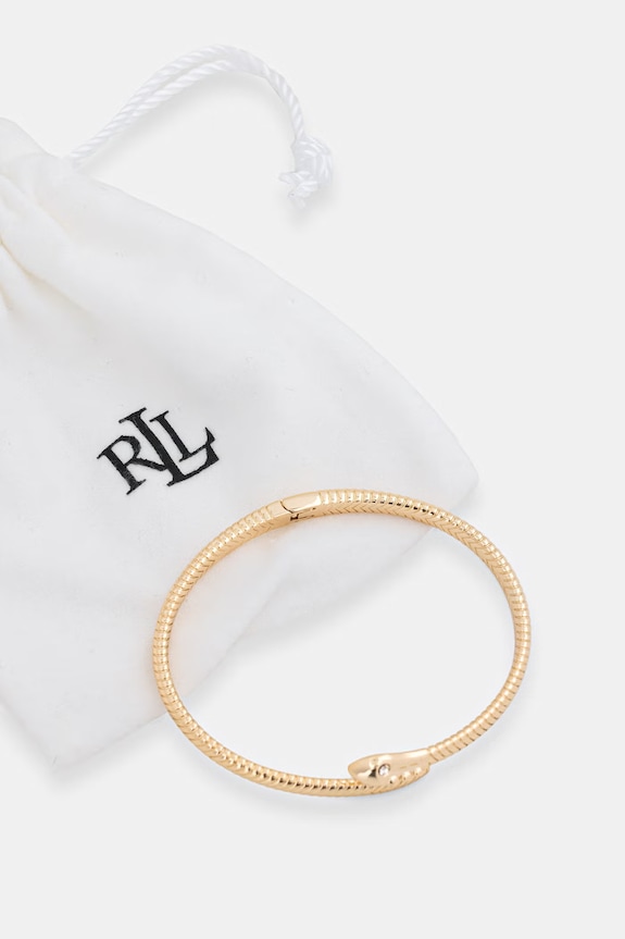Akcesoria Lauren Ralph Lauren bransoletka damska z cyrkonią DONNELLY 14B00706 złoty