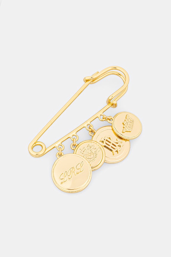 Lauren Ralph Lauren brošňa dámska kovová SPRING 26 PINS zlatá 14P00066