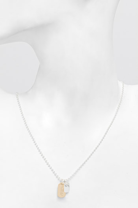 Accesorii Lauren Ralph Lauren colier cu pandantiv pentru femei, din metal fără piatră JANSON 14N00824 argintiu