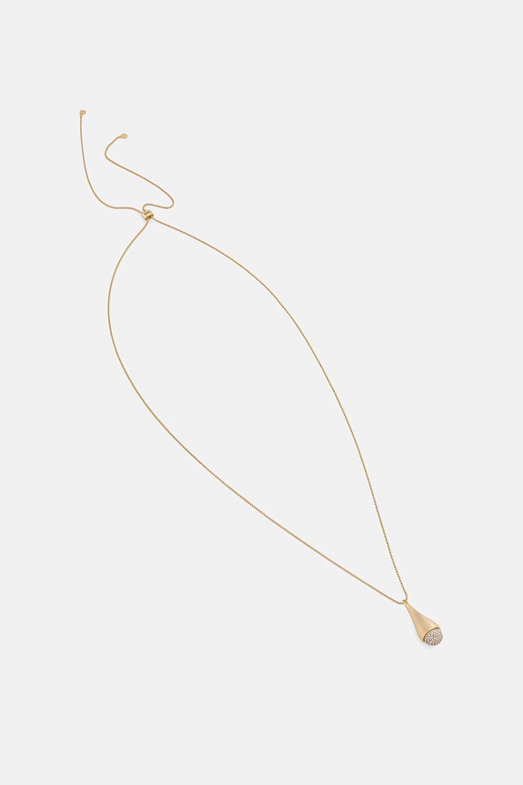 DKNY naszyjnik damski metalowy LILLIE złoty 04N00367