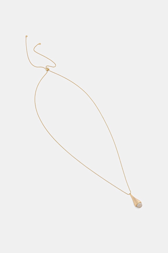DKNY naszyjnik damski metalowy LILLIE złoty 04N00367