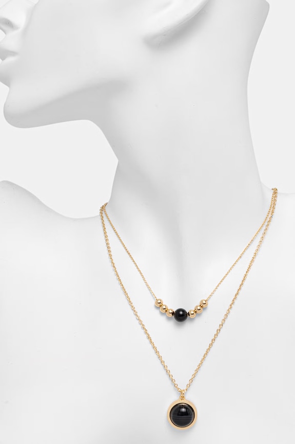Akcesoria DKNY naszyjnik damski metalowy CAMILA 04N00358 złoty