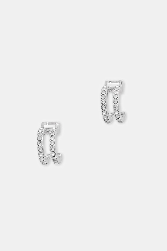 DKNY cercei pentru femei, din metal JUNA argintiu 04G00946