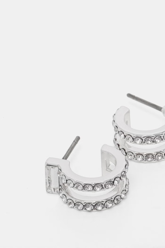 DKNY cercei pentru femei, din metal JUNA 04G00946 argintiu SS26
