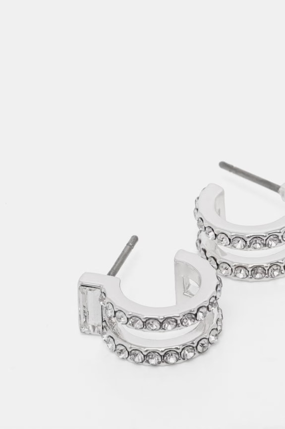 DKNY cercei pentru femei, din metal JUNA 04G00946 argintiu SS26
