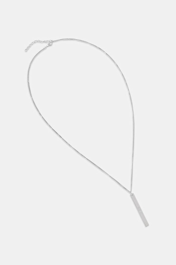 MM6 Maison Margiela Κολιέ με κρεμαστό γυναικείο ορειχάλκινο ασημί SM6UU0092.P6469