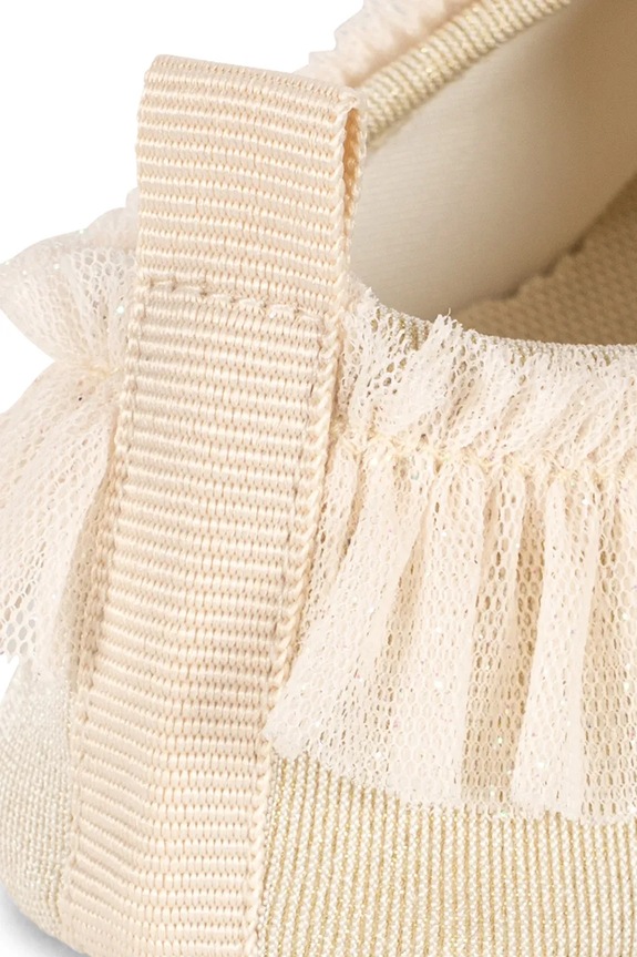 Konges Sløjd pantofi de apă pentru copii AMANDINE FRILL SWIM SHOES KS104632.PPY2 bej