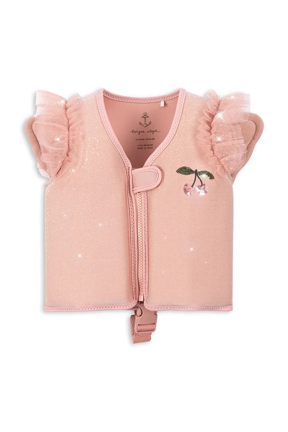 Konges Sløjd vestă de înot pentru copii PIPER SWIM VEST KS105031.PPY2 roz SS26