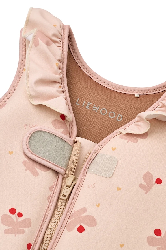 Dievča Liewood plavecká vesta Dove Swim Vest w Frill LW20501.PPY2 ružová