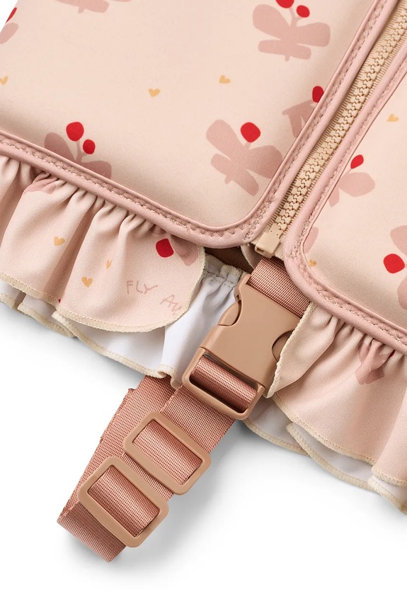 Liewood plavecká vesta Dove Swim Vest w Frill ružová LW20501.PPY2