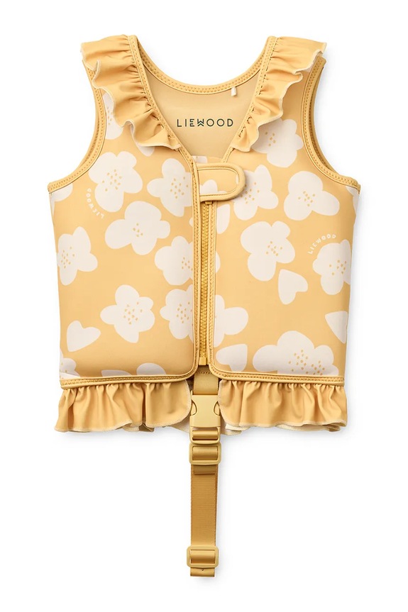 Liewood plavecká vesta Dove Swim Vest w Frill žltá LW20501.PPY2