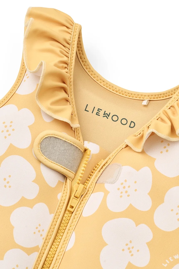 Dievča Liewood plavecká vesta Dove Swim Vest w Frill LW20501.PPY2 žltá