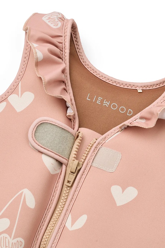 Dievča Liewood plavecká vesta Dove Swim Vest w Frill LW20501.PPY2 ružová