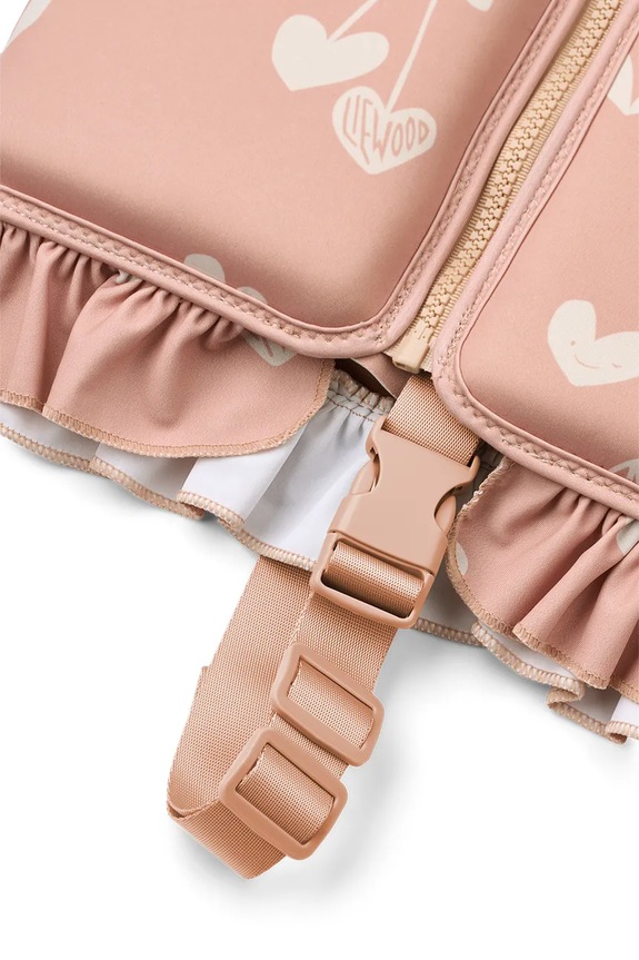 Liewood plavecká vesta Dove Swim Vest w Frill ružová LW20501.PPY2