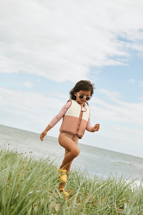 Liewood plavecká vesta Dove Swim Vest w Sleeves LW20502.G.PPY2