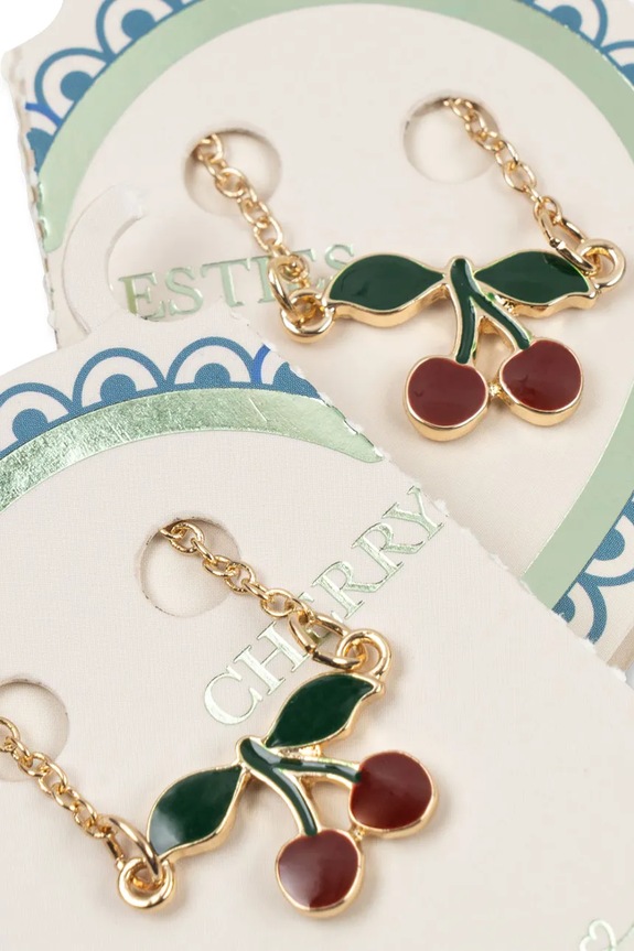 Κοριτσίστικα Παιδικό βραχιόλι Konges Sløjd 2 PACK CHERRY BESTIE BRACELETS 2-pack KS102881.PPY2 χρυσαφί