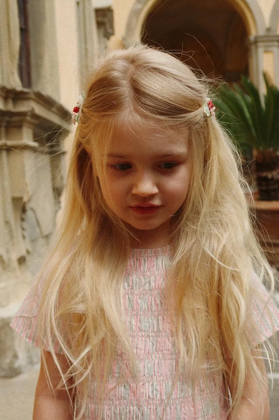 Παιδικά κλιπ μαλλιών Konges Sløjd 2 PACK FLOWER FIELD HAIR CLIPS 2-pack πολύχρωμο KS104586.PPY2