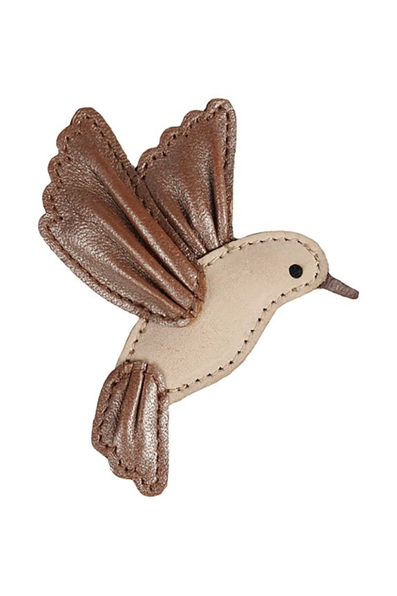 Donsje spinka do włosów dziecięca Zaza Sky Hairclip Hummingbird 6003015 beżowy SS26