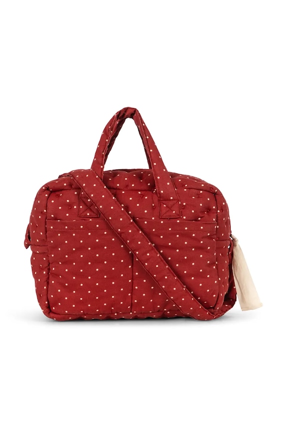 Konges Sløjd torba do wózka dla lalek dziecięca bawełniana DOLL BAG KS105329.PPY2 czerwony SS26