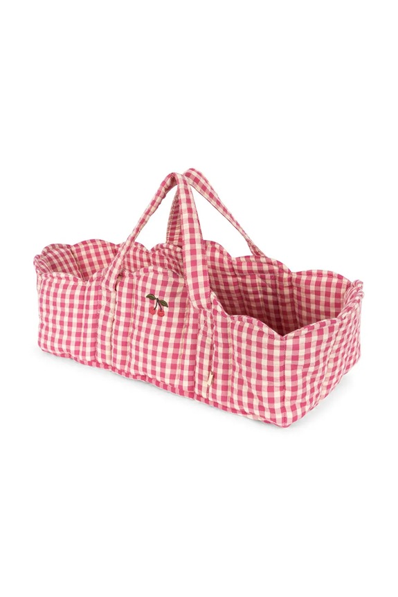 Konges Sløjd detský bavlnený nosič pre bábiky DOLL LIFT ružová KS105333.PPY2