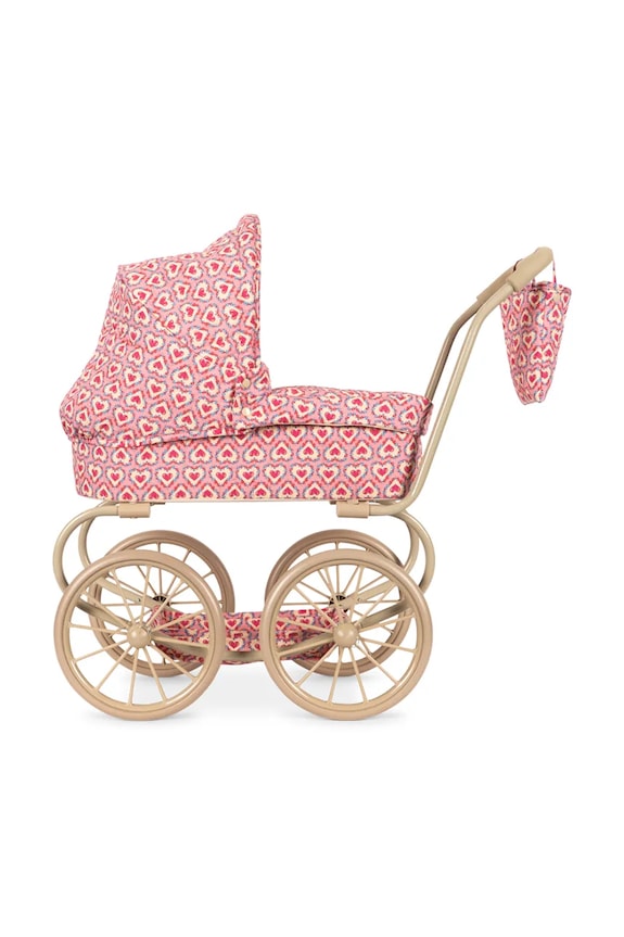 Konges Sløjd kočík pre bábiky detský bavlnený MINNIE DOLL PRAM KS105479.PPY2 ružová SS26