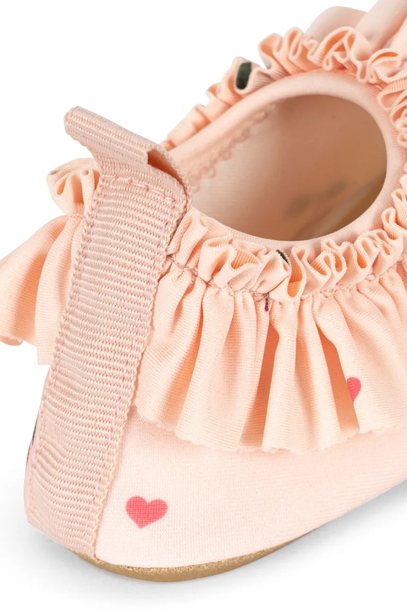 Dievča Konges Sløjd topánky do vody MERLE FRILL SWIM SHOES KS105472.PPY2 ružová
