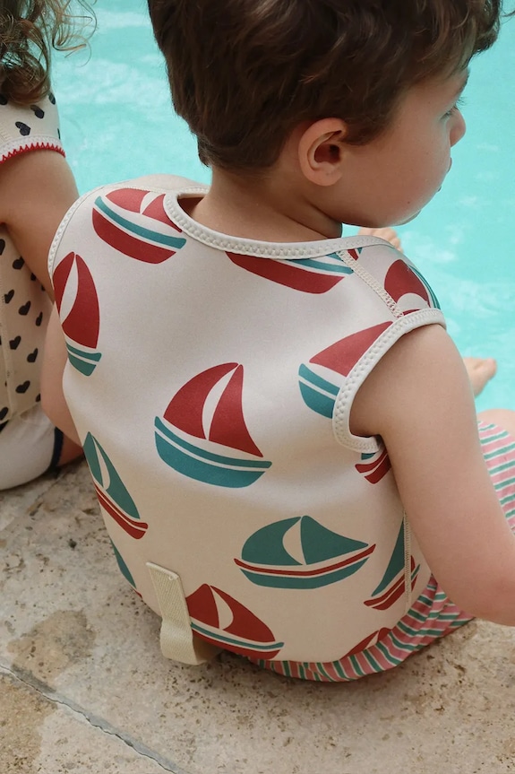 Detská plavecká vesta Konges Sløjd ELLIS SWIM VEST béžová KS104783.PPY2