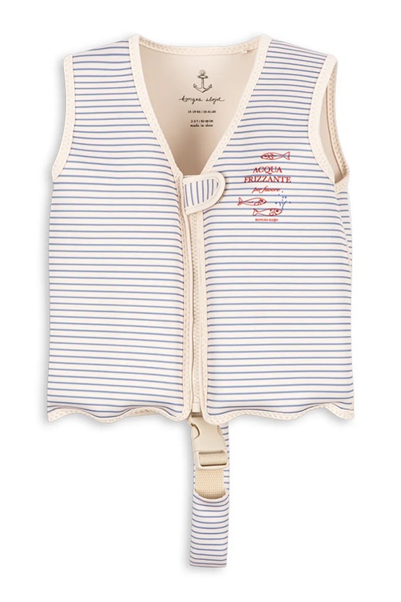 Detská plavecká vesta Konges Sløjd ELLIS SWIM VEST KS104783.PPY2 modrá SS26